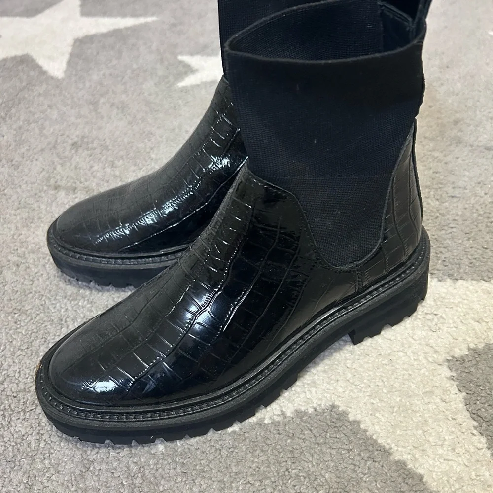 Loeffler Randall Bridget Chelsea Combat Boot, Black - Picture 2 of 7